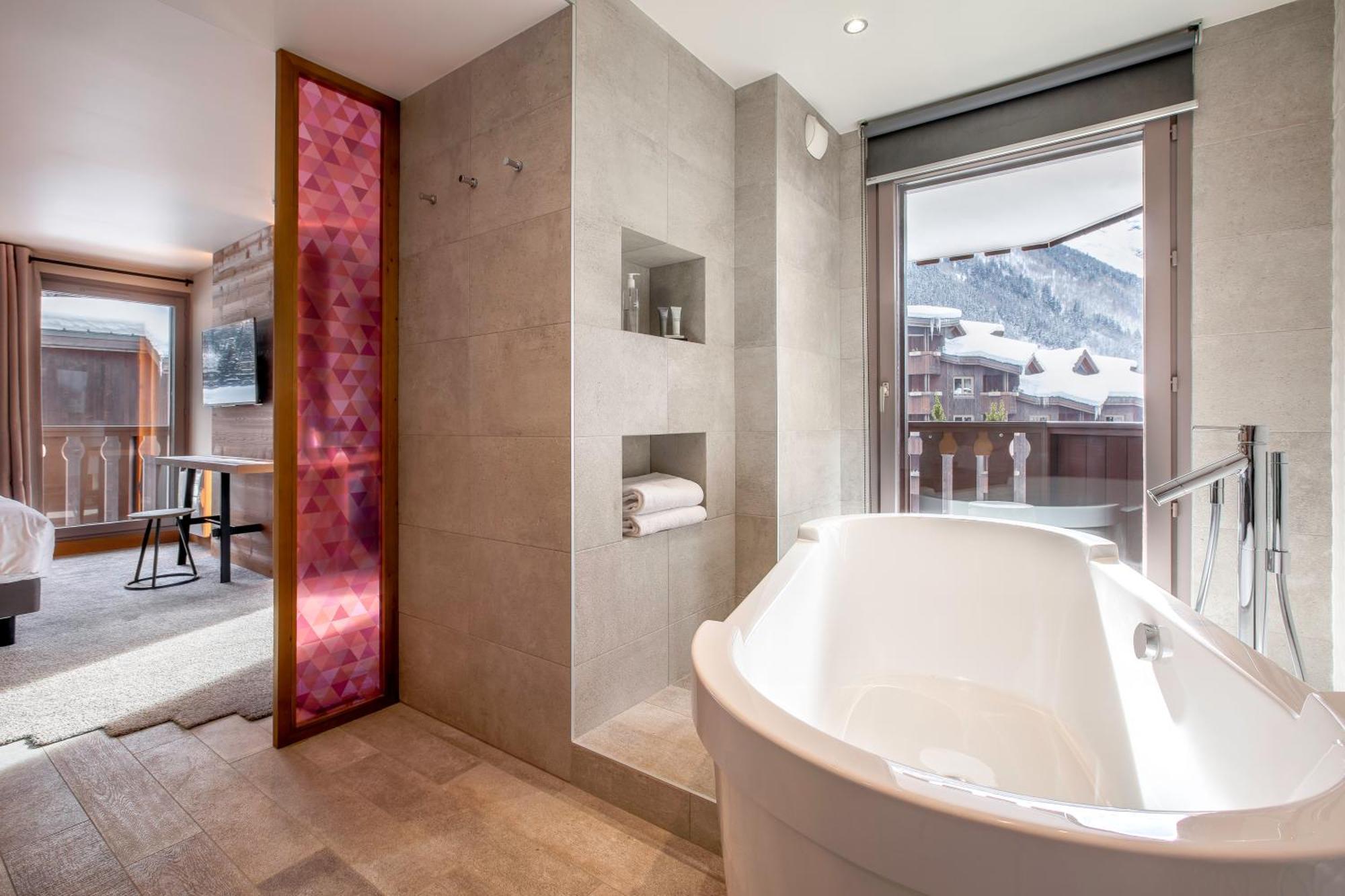 Privilege Tweepersoonskamer - Uitzicht op de Mont Blanc